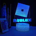 Pikkukuva 1 / 3: Luovasti suunniteltu lahja pelikamariin - Yövalo halkeamamallilla, Roblox-teemalla Crack Base Roblox Crack Touch Colorful Set