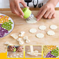 Miniatyrbillede 1 af 5: IC Stål Frugt Grøntsagsfondant DIY Cookie Form