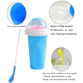 Pikkukuva 2 / 5: IC Slushy Maker, Nopea Jäädytetty Smoothie Kuppi Kylkopp Kaksikerroksinen Puristuskuppi Kotitekoinen Pirtelö Jäätelökone Lapsille ja Perheelle