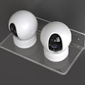 Miniatyrbillede 3 af 5: IC Plast Vægmonteret Hylde Transparent opbevaringsstativ til telefon Sm A3