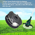 Miniatyrbild 3 av 5: 6-pack ersättningslinspolar för LIDL Parkside PRTA 20-Li A1, B2, C3, PRT 550 A1, A3, PRT 300 A1 grästrimmer
