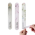 Miniatyrbillede 1 af 5: Pakke Krystal Glas Neglefil med Etui, Neglelak Polerer til Manicure Neglepleje Neglefil