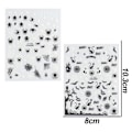 Miniatyrbild 2 av 5: IC Halloween Nagelstickers 3D-lysande Halloween Naglar Självhäftande stil 1