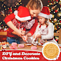 Miniatyrbilde 4 av 7: Kakeform i juletema, 8-delt kakeform i juletema, 3D-tegneseriekakeform, stemplingskakeform for barn, kakeformer Plastic-f