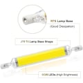 Miniatyrbild 4 av 5: Förpackning R7S 10W 78mm Dimbar LED-lampa Kallvit 6000-6500K 100W Halogen J78 Ersättning R7S Basrör Dubbelsidig 360 Graders Spridningsvinkel Energibesparing.