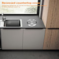 Miniatyrbild 2 av 5: Rostfritt Stål Soppa Soplock Flush Inbyggd Balans Swing Flap Soplock För