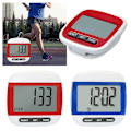 Miniatyrbillede 4 af 5: LCD Skridttæller Kilometer Sort Black