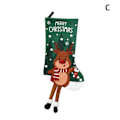 Miniatyrbild 1 av 5: IC Julstrumpa Jultomte Strumpor Stor Kapacitet Presentpåse Hängande C