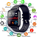 Miniatyrbild 1 av 5: Smartklocka Herr Dam Puls Fitness Klocka Bluetooth Samtal Vattentät Sport Smartklocka För Android iOS Svart Svart