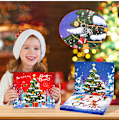 Miniatyrbild 5 av 8: Julkalender Presentask 24 Rutor Advent MJ51 Barnarmband DIY Blind Box Semesterpresent M-26(Red Christmas Tree)
