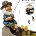 Miniatyrbilde 5 av 5: IC Hagetomte fiskefigur dverg dekorasjon hage