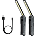Pikkukuva 1 / 5: Ladattava LED-työvalo, 5 tilaa, mekaanikon lamppu, kokoontaittuva taskulamppu, lamppu magneettijalustalla, tarkastuslamppu retkeilyyn, auton korjaukseen, harmaa