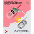 Pikkukuva 3 / 5: 2 kpl lasten walkie talkie, ladattava walkie talkie, lapset ulkona