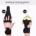 Miniatyrbillede 5 af 5: Finger Anti-spasticitet Rehabilitering Hjælpemiddel Træningshandsker Justerbar