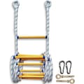 Portable Fireproof Rope Emergency Ladder (Size: 3m/9.8ft), Quick Deployment, Soft Ladder for Adults to Escape Through Windows