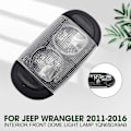 Pikkukuva 3 / 5: Sopii 2011-2016 JEEP WRANGLER -sisätilan etuvalaisimeen 1QN65DX9AB