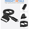 Pikkukuva 5 / 5: Scart - HDMI -kaapeli - Scart - HDMI -sovitin - All in One Scart - HDMI 1080p/720p Audio Video Converter..DEBUNS