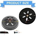 Miniatyrbilde 2 av 5: 150 mm slipepute kompatibel med Bosch GEX 150, GEX 150 AC, GEX 150 Turbo sliper hardhet...DEBUNS