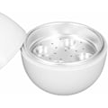Miniatyrbilde 5 av 5: Eggekoker med plass til 4 egg, mikrobølgeovn, hardkokte egg, kompakt design, PP-materiale, eggdamper for hjemmebruk