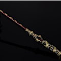 Pikkukuva 5 / 6: Black Myth Wukong -pelitarvikkeet 35CM Monkey King Ruyi Golden Hoop täysmetalli käsityökoristeet malli