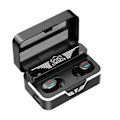Miniatyrbild 1 av 5: IC Trådlösa in-ear hörlurar Bluetooth-headset Lång batteritid sta svart