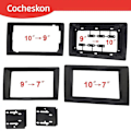 Miniatyrbilde 2 av 5: 9'' 10'' til 7'' bilradio ramme for universell 2 Din Android spiller ramme 7'' transform ramme 10'' til 9'' panel konverteringer