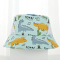 Miniatyrbilde 1 av 5: IC Barn sommerhatt Tegneserieprint Mesh Bucket Hats UV-beskyttelse 01