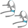 Miniatyrbilde 1 av 5: 2-pakning erstatningshodebånd for N20 nesepute CPAP-maske, CPAP-hodebånd kompatibel med N20
