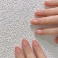 Miniatyrbild 1 av 3: Korta mandelformade tryck på naglar naken falska naglar gradient nagelspetsar full täckning glänsande falska naglar för kvinnor och flickor 24 st