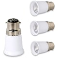 Miniatyrbilde 3 av 5: B22 til E27 Lyspære Sokkel Konverter Skrue Pære Sokkel Adapter Lampeholder 4 stk. Lampebaser