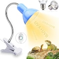 Miniatyrbillede 1 af 7: Skildpadde varmelampe, krybdyr landskildpadde lampe, landskildpadde lampe, krybdyr varmelampe, til krybdyr, padder, skildpadder b-blue