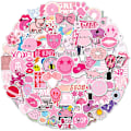 Miniatyrbilde 1 av 5: 100 stk Preppy Stickers Rosa Stickers Pack