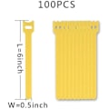 Miniatyrbilde 2 av 5: IC Gjenbrukbare buntband Pakke med 100 Gjenbrukbare buntband, festebånd Stropper for hodetelefoner Telefoner Ledningsinnpakning (15 cm)