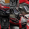 Miniatyrbillede 2 af 4: Til Honda Adv 350 Adv350 2022 2023 Motorcykel 3d Epoxy Sticker Beskyttelsessæt Tank Pad Anti Scratch Dekal Skridsikker