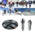 Miniatyrbillede 5 af 5: 100 stk Cykeldæk Dubber Sne Spikes Anti-halk Skruedæk Spikes (Størrelse: A)
