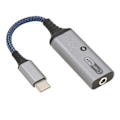 Miniatyrbilde 1 av 5: 2 i 1 USB C til 3,5 mm hodetelefon- og ladeadapter - Type C til Aux lydkontakt med PD 60W hurtiglading Splitterkabel
