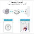 Miniatyrbilde 3 av 4: RF433 og WiFi Trådløs Fjernkontroll Lysbryter, 1 Bryter 1 Mottaker Kit