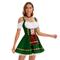 Pikkukuva 5 / 9: Halloween-baari tyttömekko lavan asu MJ51 palvelijan asu Wine red 2 S