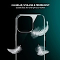 Miniatyrbillede 3 af 5: IC-etui kompatibelt med Apple iPhone 15 Pro Max – silikoneskal, fuldstændig transparent, transparent mobiltelefon beskyttelsesetui
