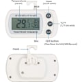 Miniatyrbild 2 av 4: IC 2 ST Digital Kyl Frysskåp Termometer Temperatur -20 till