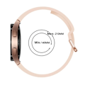 Miniatyrbilde 5 av 5: IC Silikonarmbånd for Samsung Galaxy Watch4 - Lys Rosa