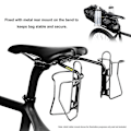 Miniatyrbild 2 av 5: RHINOWALK Aluminiumlegering Cykelsadelväska Stabilisatorstöd för Sadelväska Anti Shaking
