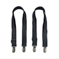 Miniatyrbillede 1 af 5: IC 2 stk. Justerbar Elastisk Lagen Clip Cover Hjørne Ho Sort