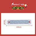 Miniatyrbild 2 av 5: Julduk Snowflake bordslöpare GRÅ Gray