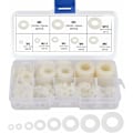 Miniatyrbilde 1 av 5: Nylon Skive Plastavstandsstykke M2 M2.5 M3 M4 M5 M6 M8 M10 Flat Skive Rund 520 Stk