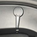 Miniatyrbild 5 av 5: 2 delar/ set Passar för 2021 T-esla Model 3 Front Motorrum Organizer Trunkkrok Slitstark biltillbehör i plast
