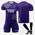 Pikkukuva 7 / 9: Real Madrid Y3 violetti yhteistyömallisto 5 Bellingham 7C Row Vinicius No. 10 jalkapalloasu Purple size 11 socks 28#