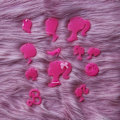 Miniatyrbild 5 av 5: DIY Silikonform Barbie Hästsvans Flicka Form Gjutform Hänge Epoxi