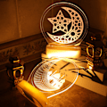 Miniatyrbild 3 av 3: IC Dekorativ LED-lampa med 3D-prydnad i basen
