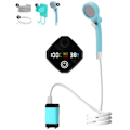 Miniatyrbild 1 av 5: Bärbar Camping Duschpump Uppladdningsbar Elektrisk Duschpump med Smart Digital Display, 6000mAh, DUBUNS